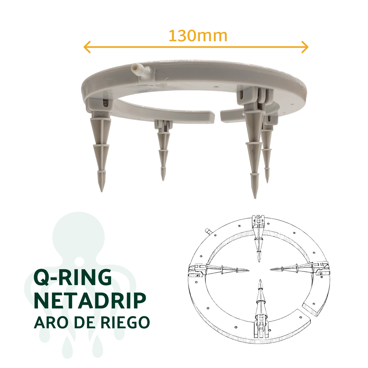 ARO DE RIEGO Q-RING NETADRIP
