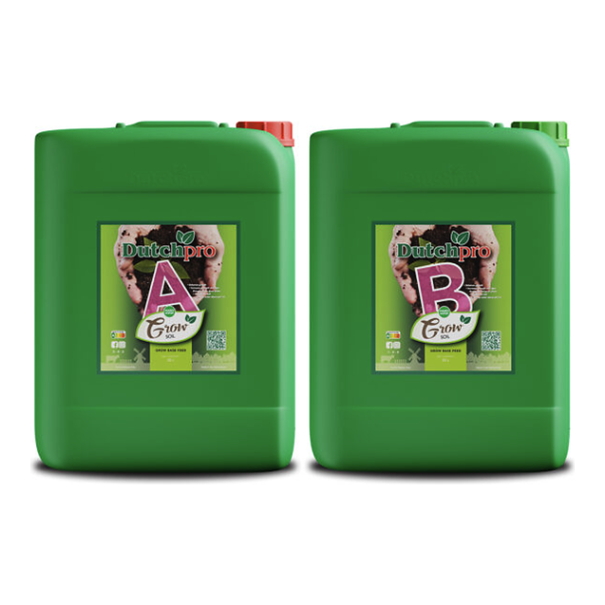 Dutch Pro Grow Tierra A+B · Agua dura