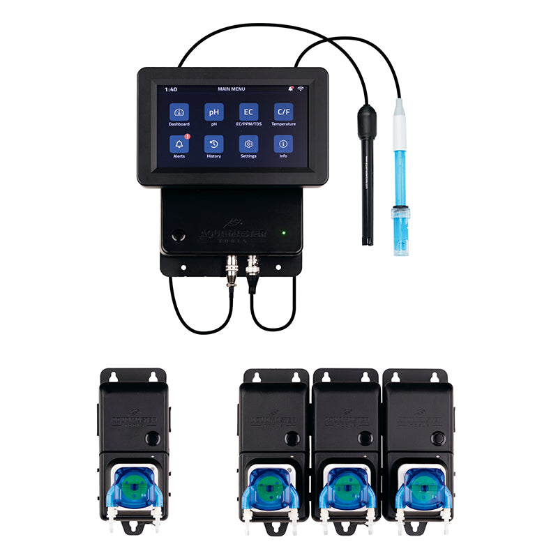 AQUAMASTER C800 PRO KIT DE CONTROL AUTOMATICO DEL PH + 3 NUTRIENTES