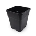 MACETA PURE NEGRA CUADRADA 11LTR (24X24X28CM) (24 UDS) PURE FACTORY