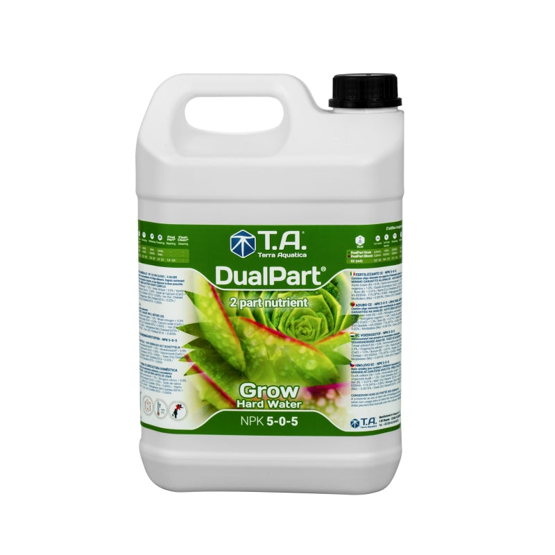 DUALPART GROW AGUA DURA 5 L TERRA AQUATICA