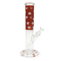 BONG DE CRISTAL 32CM CYLINDER ICE DIAMANTES FOSFORESCENTE