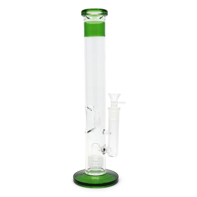 BONG DE CRISTAL 40CM CYLINDER ICE CON PERCOLADOR