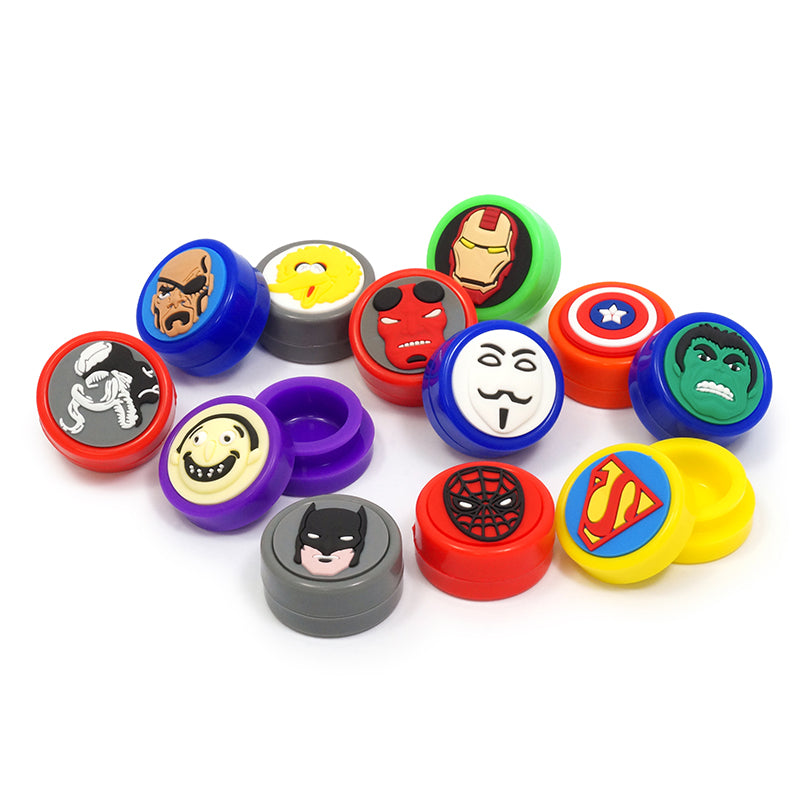 CONTENEDOR DE SILICONA PERSONAJES 3 ML
