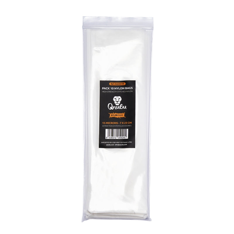 BOLSA QNUBU ROSIN PRESS 120 MICRAS (7 X 23 CM) PACK 10 UNIDADES